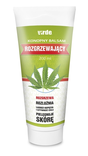 Konopny balsam rozgrzewający 200 ml - Virde