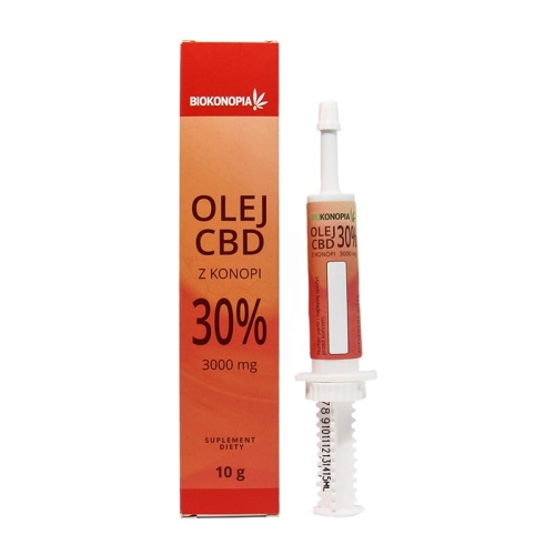 Pasta konopna 30% 3000mg CBD 10g Biokonopia