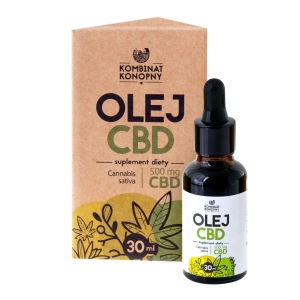 Olej CBD 500 mg 30 ml - Kombinat Konopny