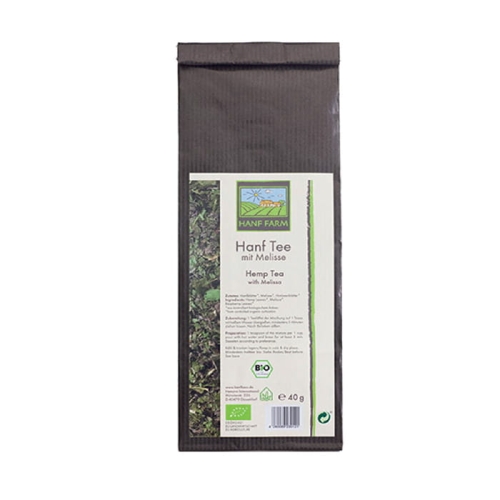 BIO liście konopi z melisą i maliną 40g